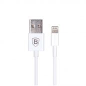 USB дата кабель Baseus Cable Lightning 1м (Белый)