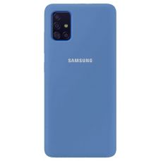 Клип-кейс Soft Touch для Samsung Galaxy A51 Голубой