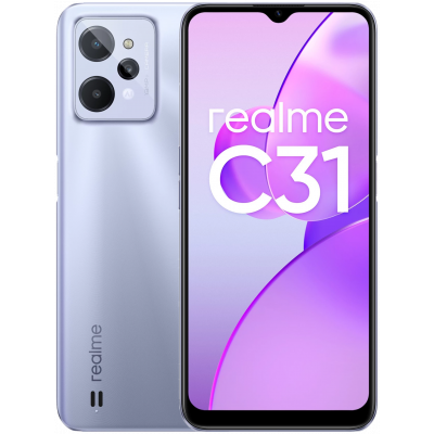 Смартфон Realme c31 4/64 ГБ Silver (светло-серебристый)