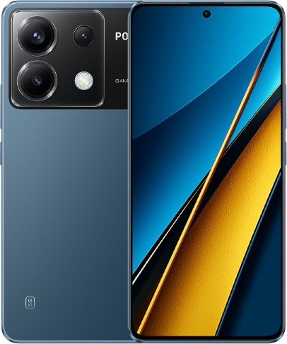 Смартфон Xiaomi POCO X6 5G 12/256 GB Blue, Global