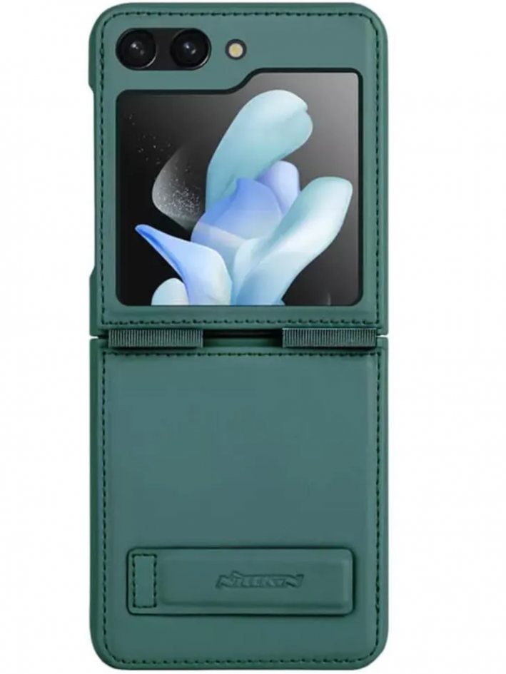 Qin Leather Case Samsung Galaxy Z Flip 5W24 Flip green
