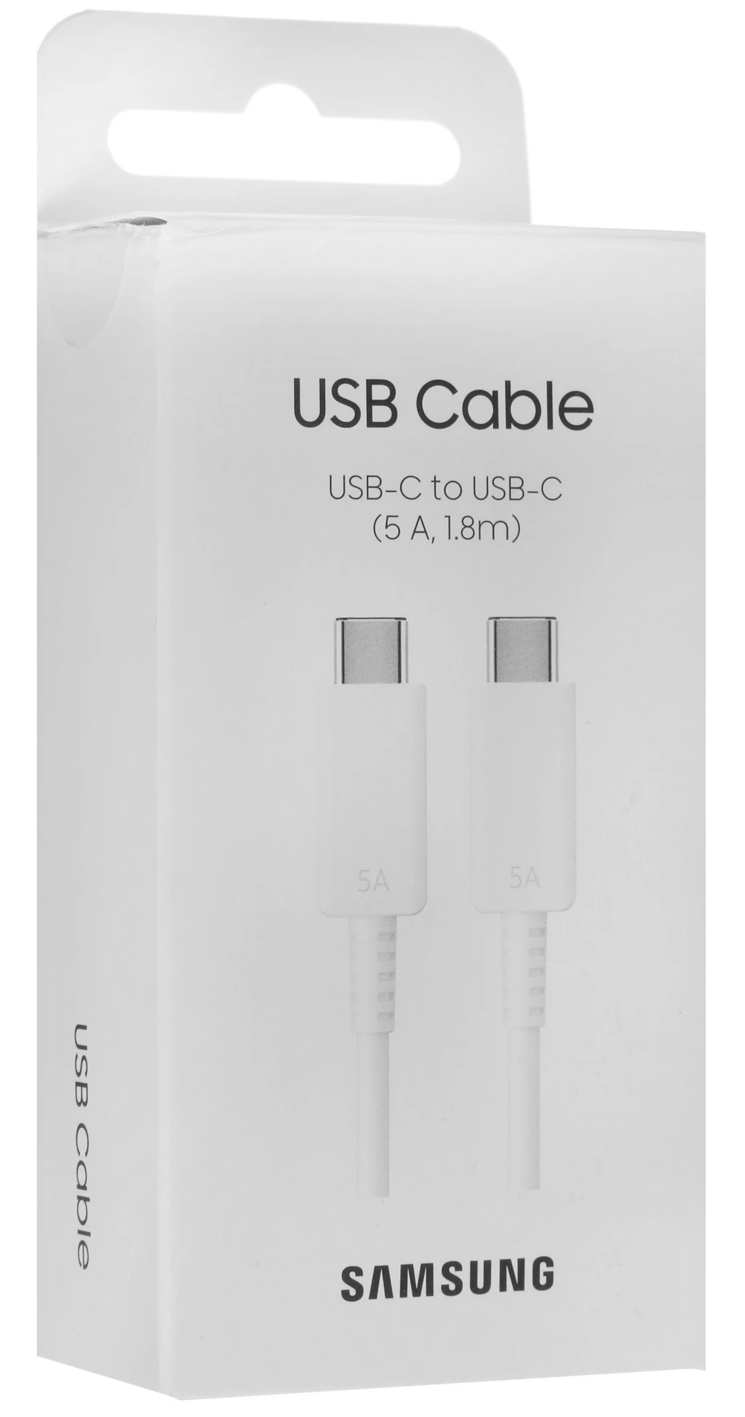 Кабель Samsung USB Type-C - USB Type-C 5A Белый 1.8 м